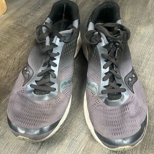 Saucony Black and Gray Running Shoes